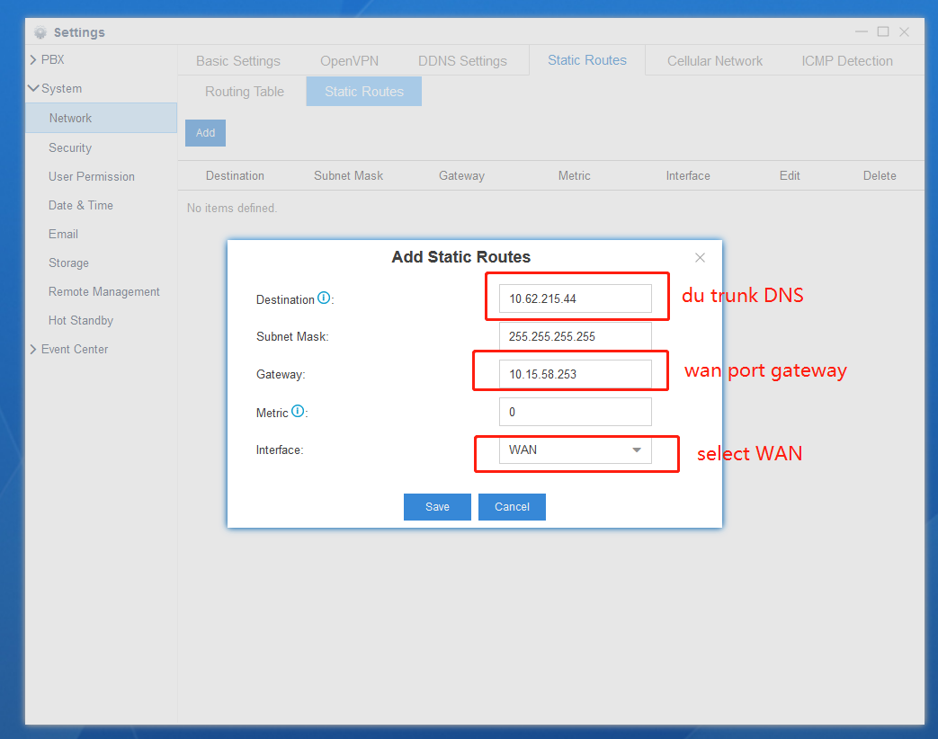 How To Connect The DU Sip Trunk To The Yeastar PBX – Yeastar Support