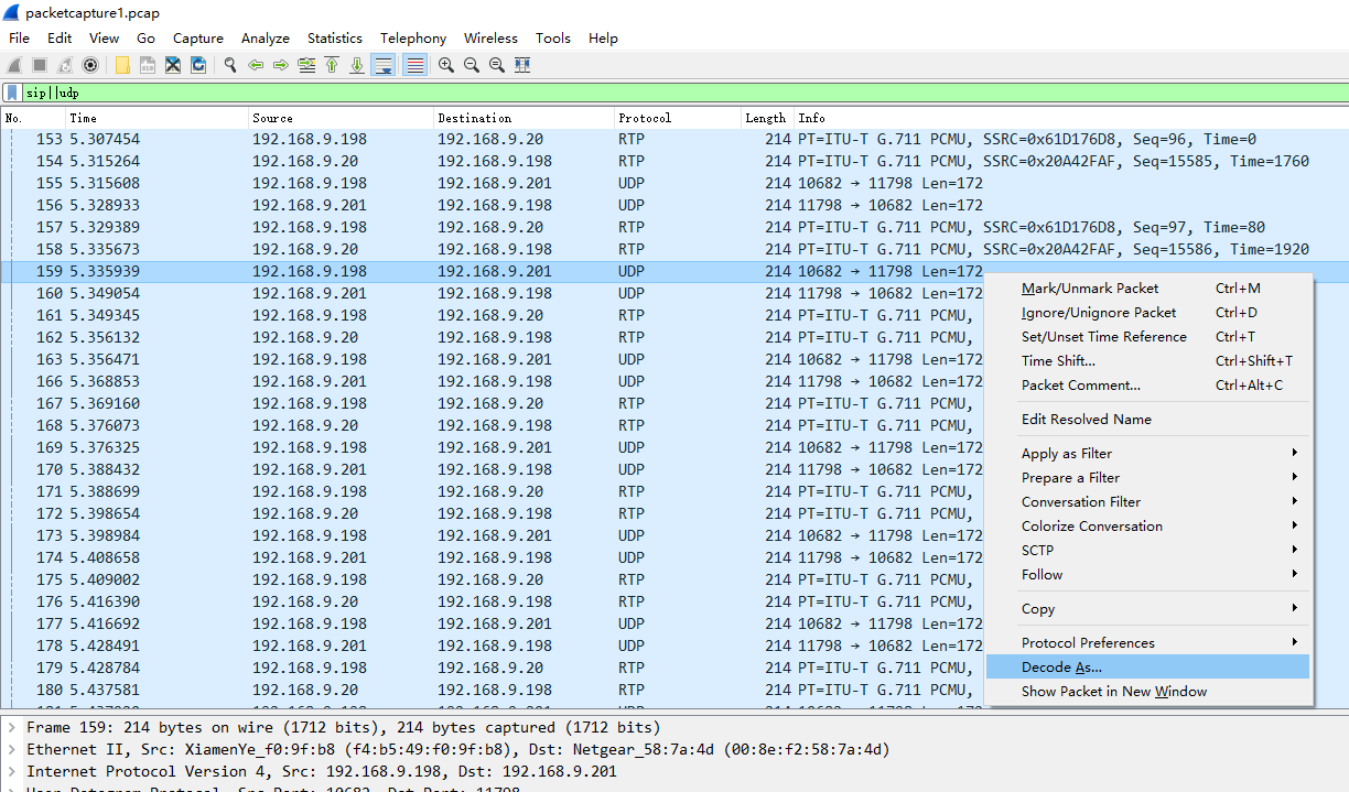 How To Analyze Sip Calls In Wireshark Yeastar Support